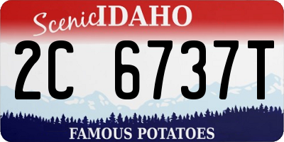 ID license plate 2C6737T