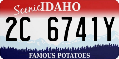 ID license plate 2C6741Y