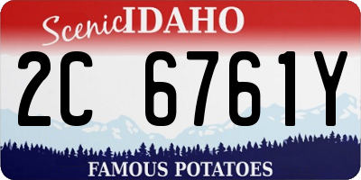 ID license plate 2C6761Y