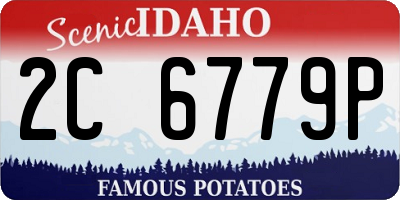 ID license plate 2C6779P