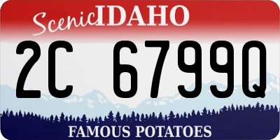 ID license plate 2C6799Q
