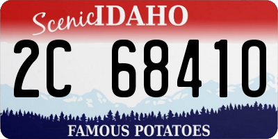 ID license plate 2C6841O