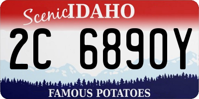 ID license plate 2C6890Y