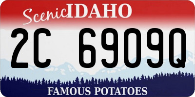 ID license plate 2C6909Q