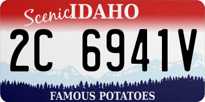 ID license plate 2C6941V