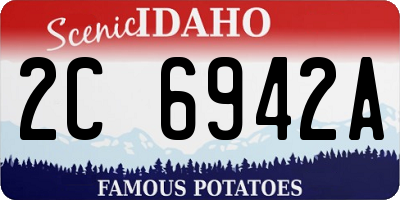 ID license plate 2C6942A