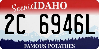 ID license plate 2C6946L