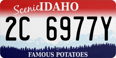 ID license plate 2C6977Y