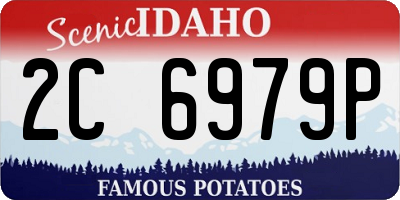 ID license plate 2C6979P