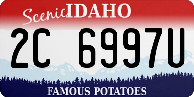 ID license plate 2C6997U
