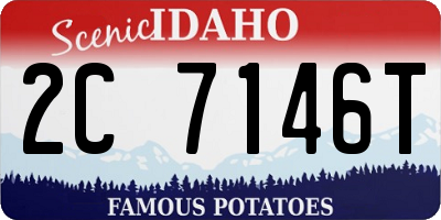 ID license plate 2C7146T