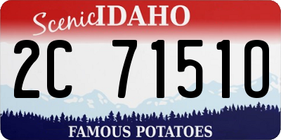 ID license plate 2C7151O