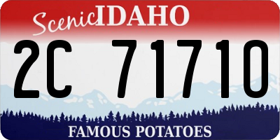 ID license plate 2C7171O