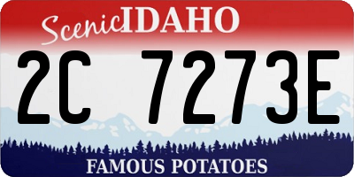 ID license plate 2C7273E