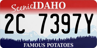 ID license plate 2C7397Y