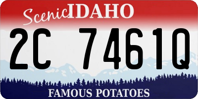 ID license plate 2C7461Q