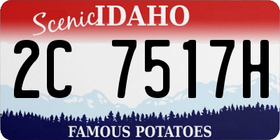 ID license plate 2C7517H