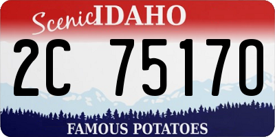 ID license plate 2C7517O