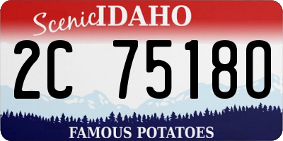 ID license plate 2C7518O