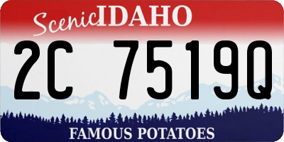 ID license plate 2C7519Q