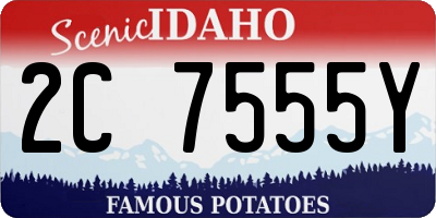 ID license plate 2C7555Y