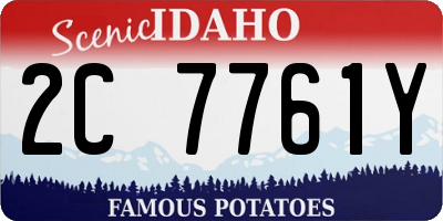 ID license plate 2C7761Y