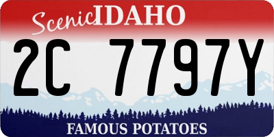 ID license plate 2C7797Y