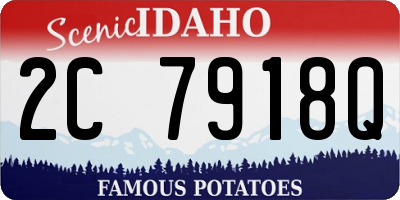 ID license plate 2C7918Q