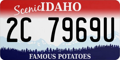 ID license plate 2C7969U