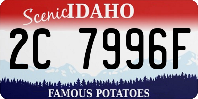 ID license plate 2C7996F