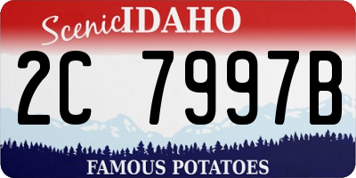 ID license plate 2C7997B