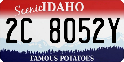 ID license plate 2C8052Y