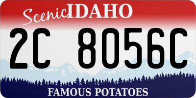 ID license plate 2C8056C