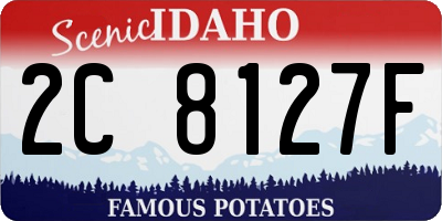 ID license plate 2C8127F