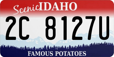 ID license plate 2C8127U