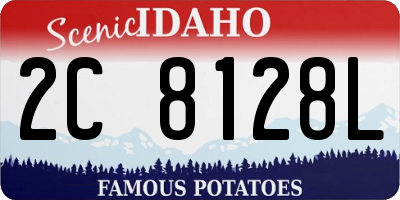 ID license plate 2C8128L