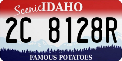 ID license plate 2C8128R