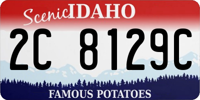 ID license plate 2C8129C
