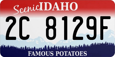 ID license plate 2C8129F