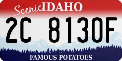 ID license plate 2C8130F