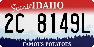 ID license plate 2C8149L