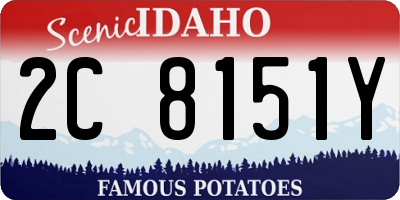 ID license plate 2C8151Y