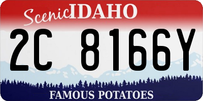 ID license plate 2C8166Y
