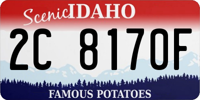 ID license plate 2C8170F