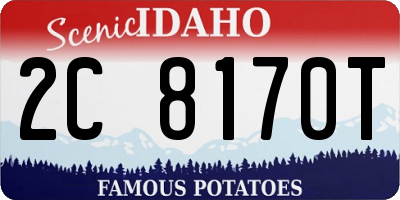 ID license plate 2C8170T