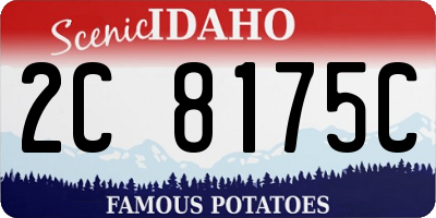 ID license plate 2C8175C