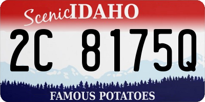ID license plate 2C8175Q