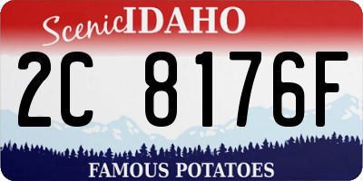 ID license plate 2C8176F