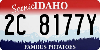 ID license plate 2C8177Y