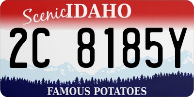 ID license plate 2C8185Y